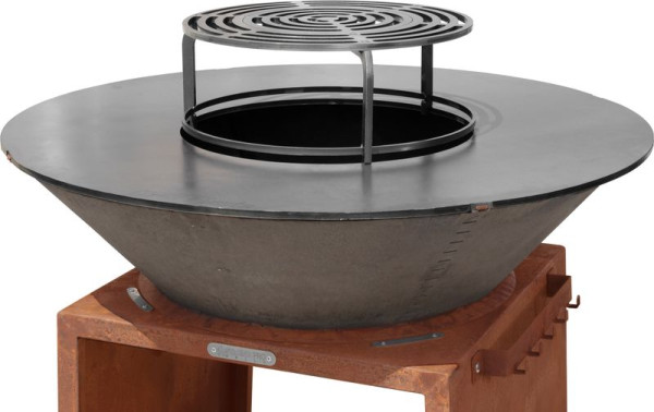 Gril Strend Pro Fiesta, prevedenie rust, oceľ, priemer 100 cm, s ohniskom 1