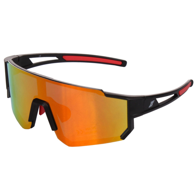 BG25 Polarized športové okuliare čierna-červená