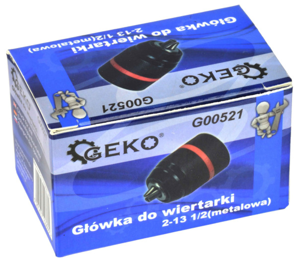 Skľučovadlo rýchloupínacie 2-13 mm, závit 1/2"-20 UNF, Click systém, GEKO 3