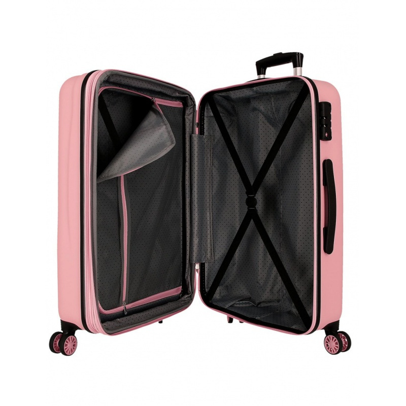 Cestovný kufor ABS Minnie Mouse Heads, 65x46x23cm, 56L, 3141241 (medium exp.) 4