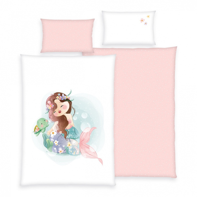 Detské obliečky do postieľky Herding "Malá Morská Víla", 100/135+40/60
