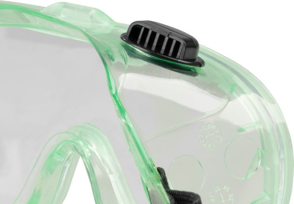 Okuliare Safetyco B403, číre, ochranné, s ventilmi, uzavreté 2