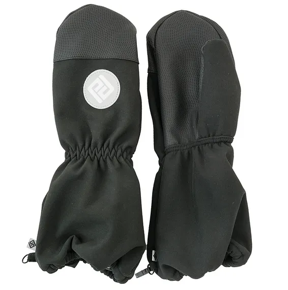Detské softshellové rukavice na palec, Pidilidi, PD1128-10, čierna