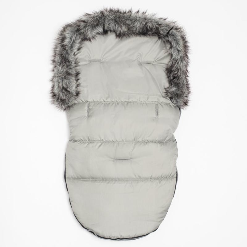 Zimný fusak New Baby Lux Fleece grey