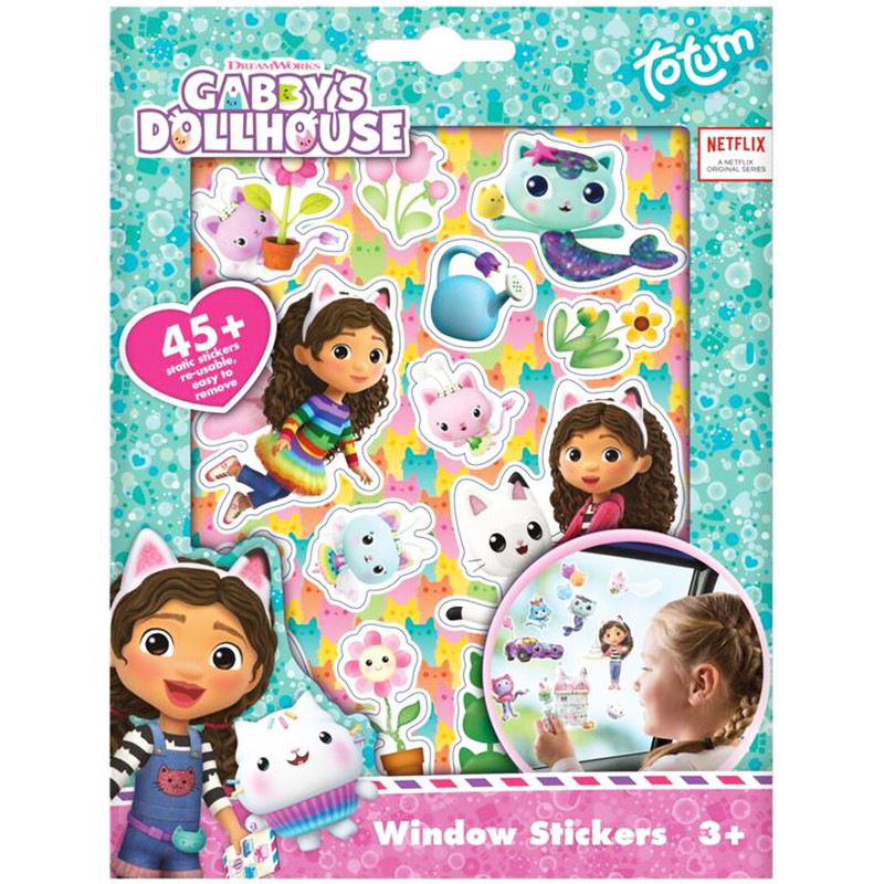 Nálepky na sklo Gabbys Dollhouse