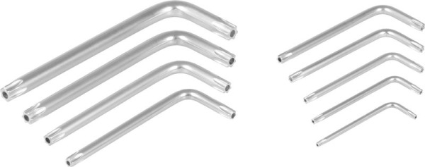 Sada kľúčov Strend Pro HK0042, 9-dielna, T10-T50, Torx, zástrčná 2