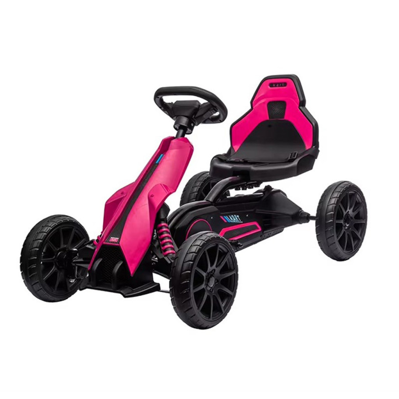 Detská šliapacia motokára Go-kart Baby Mix Speedster ružová