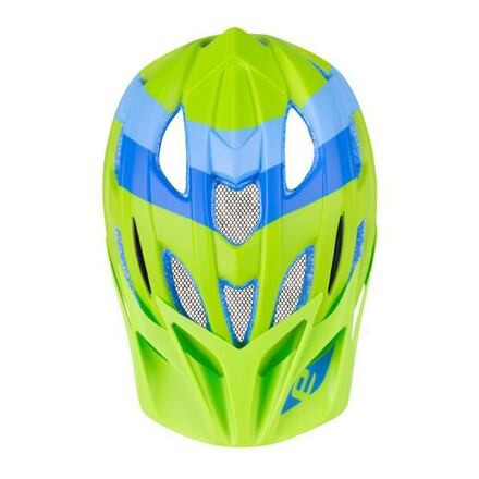 Hero detská cyklistická prilba modrá-zelená 2