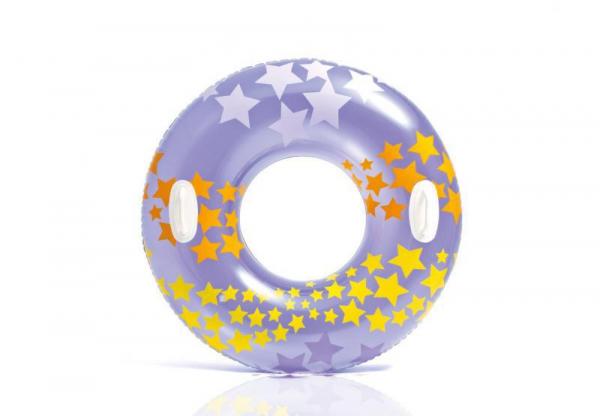 Kruh plavecký Intex 59256 nafukovacia 91 cm fialová