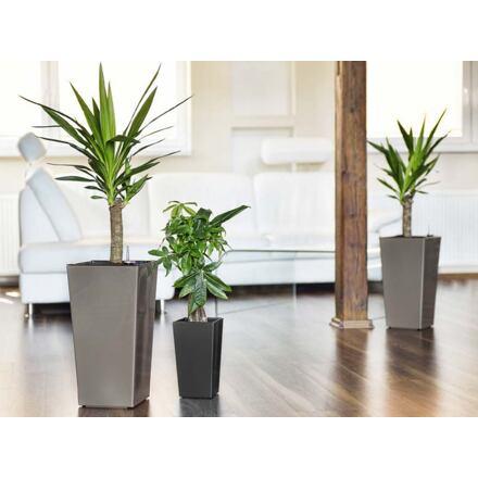 Plastkon Elise Mat dekoračný kvetináč biela, 25 cm 2