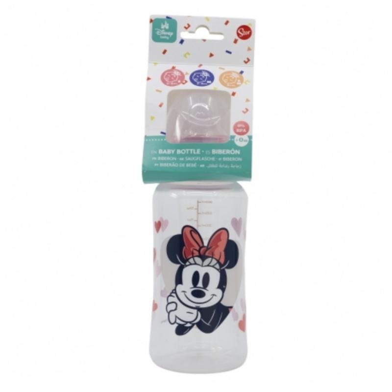 STOR Dojčenská fľaša Minnie Mouse, 0+, 360ml, 10703