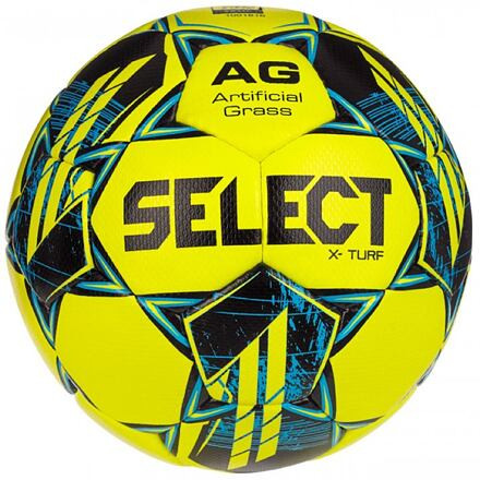 Select FB X-Turf futbalová lopta žltá-modrá veľ.5