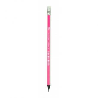 ASTRA, 4ks Obyčajná ceruzka z čierneho dreva s gumou, tvrdosť HB, blister, 206120017