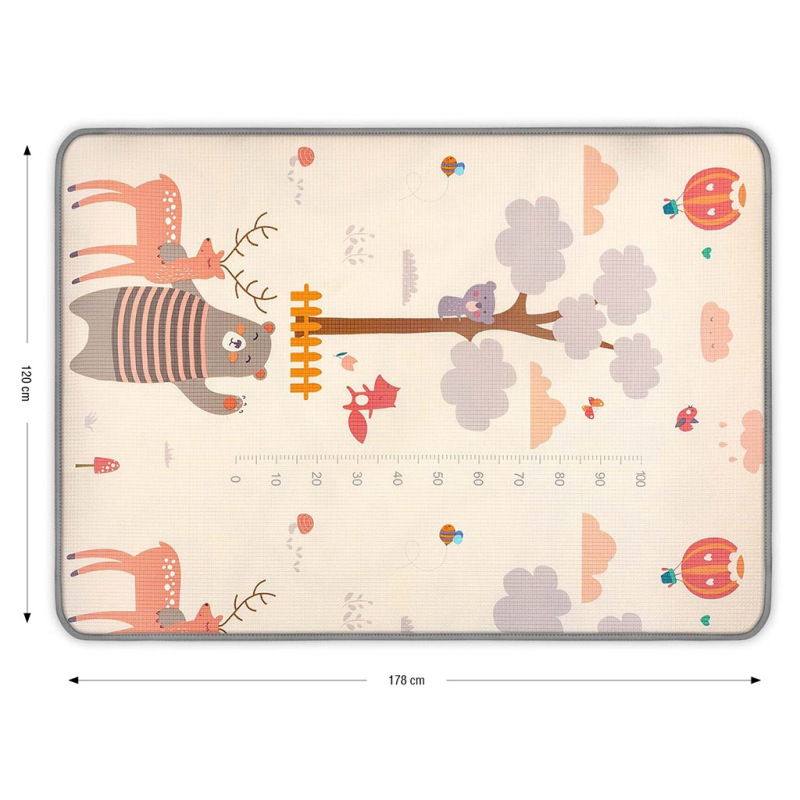 Obojstranná penová podložka Milly Mally Kinder Animals 178x120 cm 1