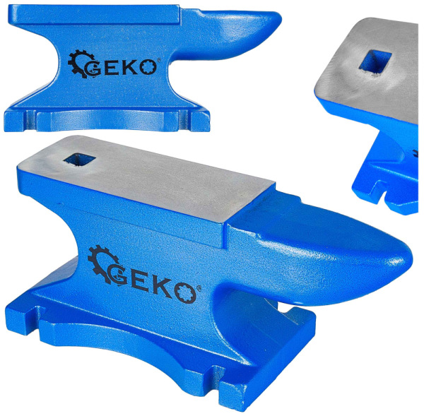 Liatinová Kovadlina, pracovná plocha 100 x 220 mm, 24,9 kg, GEKO