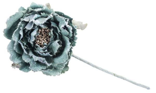 Kvet MagicHome, pivónia, zelená, stonka, veľkosť kvetu: 11 cm, dĺžka kvetu: 21 cm