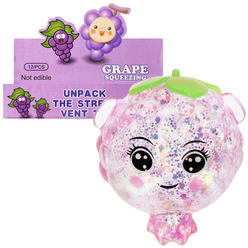 Stláčacie trblietavé hrozno