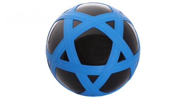 E-JET Sport Cross Ball gumová lopta čierna-modrá