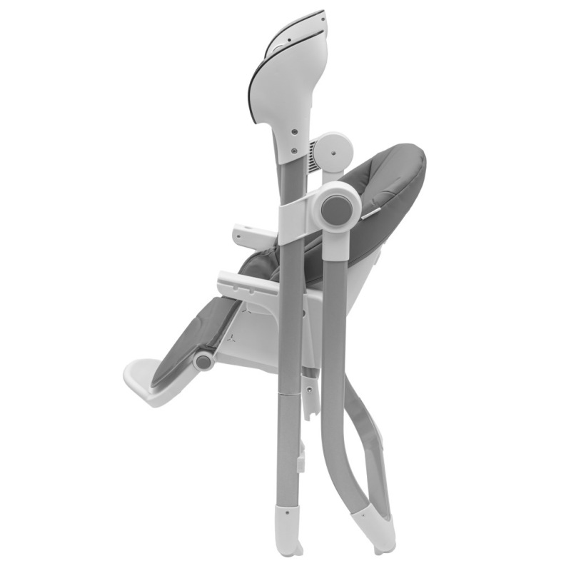 Detská jedálenská stolička 2v1 pre deti SMART New Baby grey 4