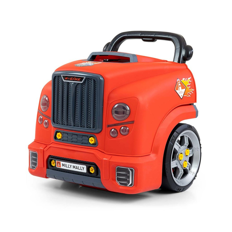 Realistický model prednej časti auta s otváracou kapotou Milly Mally N-GINE red 1