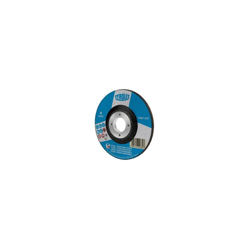 Kotuc Tyrolit 125x6,0x22,2mm, 27, A30P-BFB, oceľ/nerez, Fastcut, Basic * 1