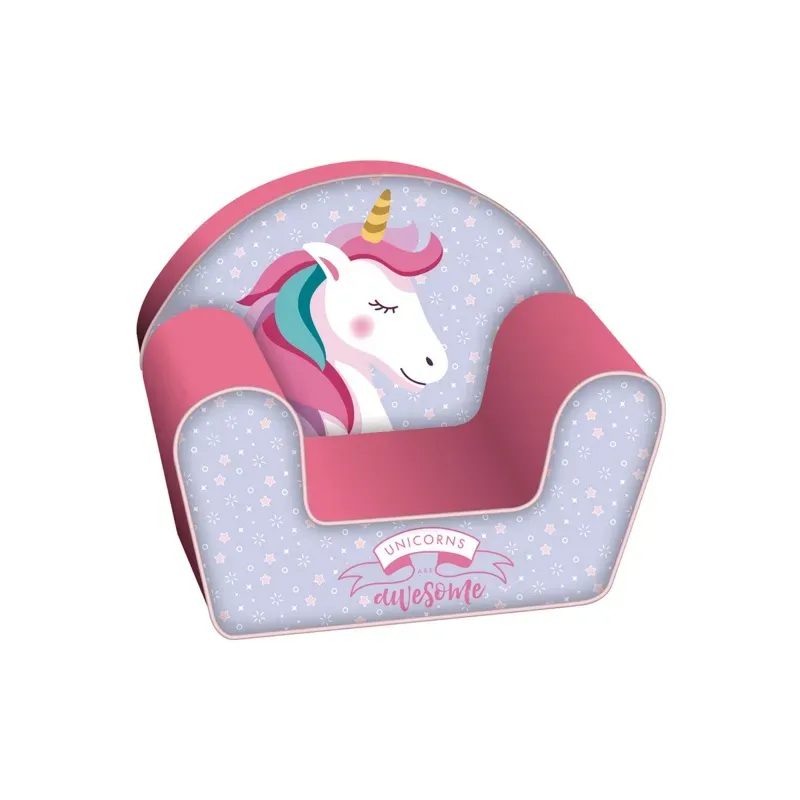 ARDITEX ZASKA Penové kreslo do detskej izby UNICORN, ZK50779