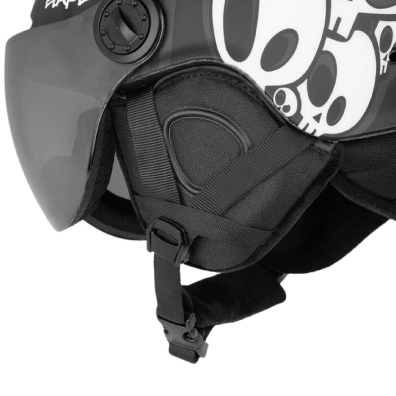 Speedy PRO detská lyžiarska prilba čierna-biela 3