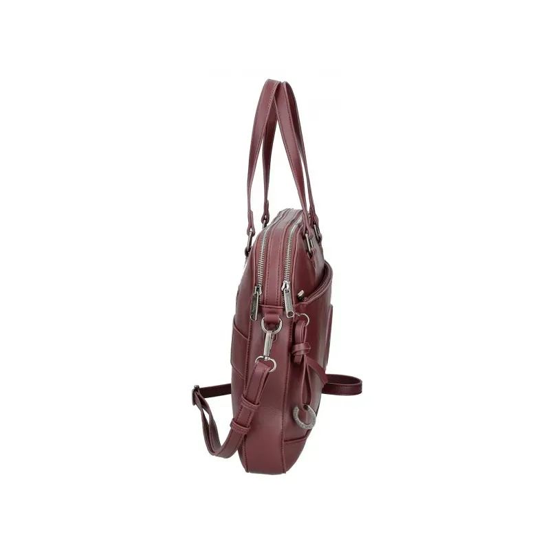 JOUMMA BAGS Dámska taška na notebook  PEPE JEANS Mara Bordeaux / Bordová, 7246632