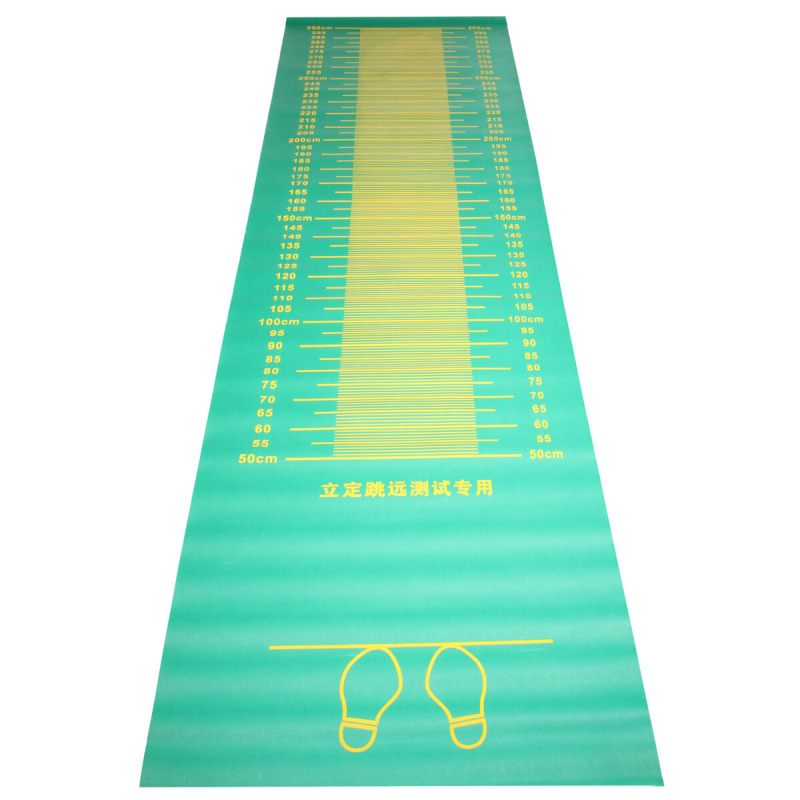 Meracia podložka na skok ďaleký z miesta zelená