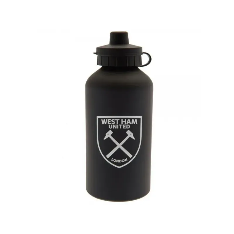 Fľaša na pitie WEST HAM UNITED F.C. Aluminium Drinks Bottle Black, 500ml