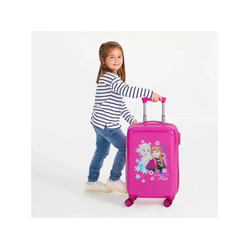 Luxusný detský ABS cestovný kufor DISNEY FROZEN Sparkle, 55x38x20cm, 34L, 2421431 6