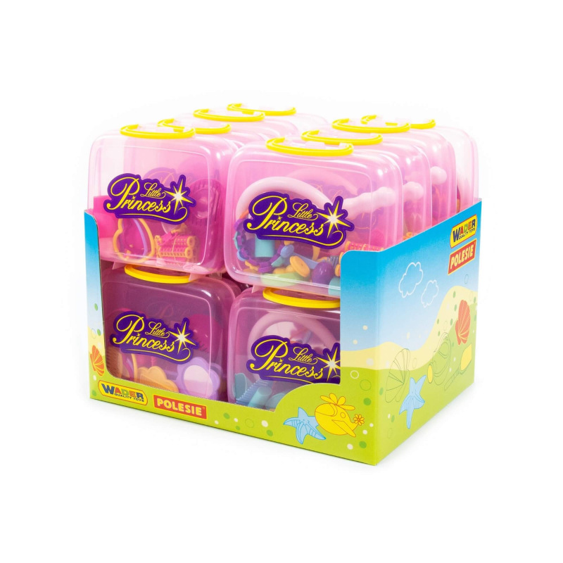 Toaletný stolík Malá princezná v kufríku 16 dielov 1