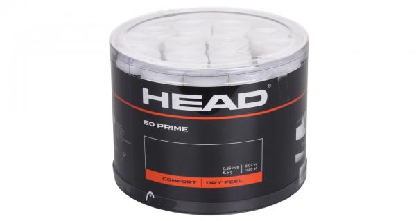 Head 60 Prime overgrip omotávka 0,55 mm biela
