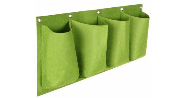 Merco Horizontal Grow Bag 4 textilné kvetináče na stenu zelená