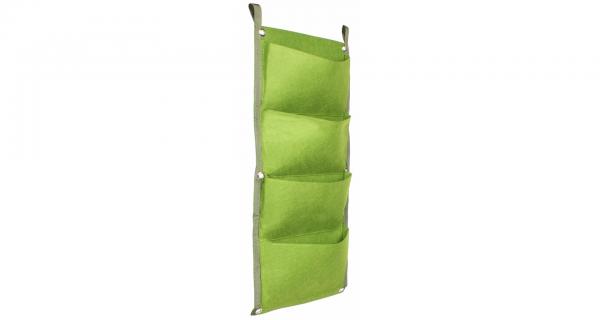 Merco Vertical Grow Bag 4 textilné kvetináče na stenu zelená