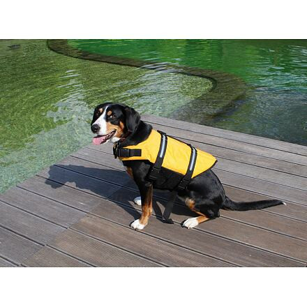 Dog Swimmer plávacia vesta pre psa žltá 1