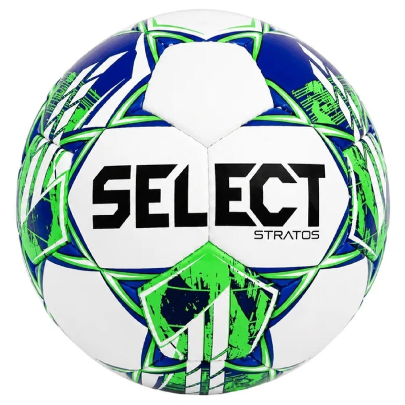 FB Stratos futbalová lopta biela-modrá