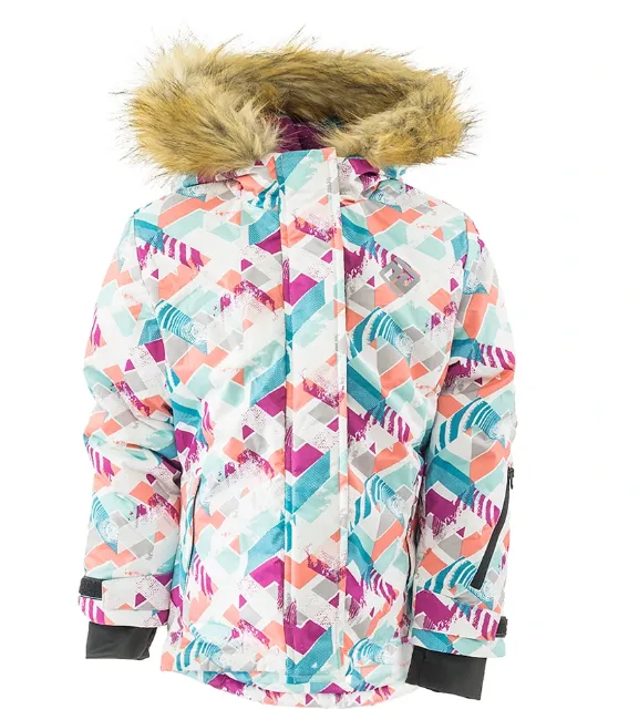 Zimná lyžiarska bunda pre dievčatá, Pidilidi, PD1098-03, ružová, veľ. 104