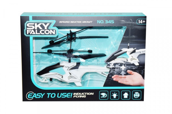 Helikoptéra Falcon ovládanie rukou 2