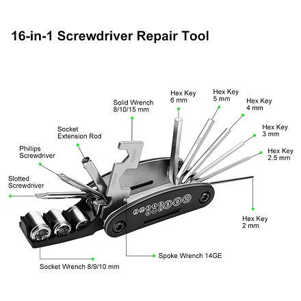 Merco Tool 16v1 sada náradia 1