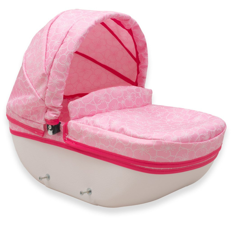 Luxusný detský kočík pre bábiky New Baby COMFORT ružový 2