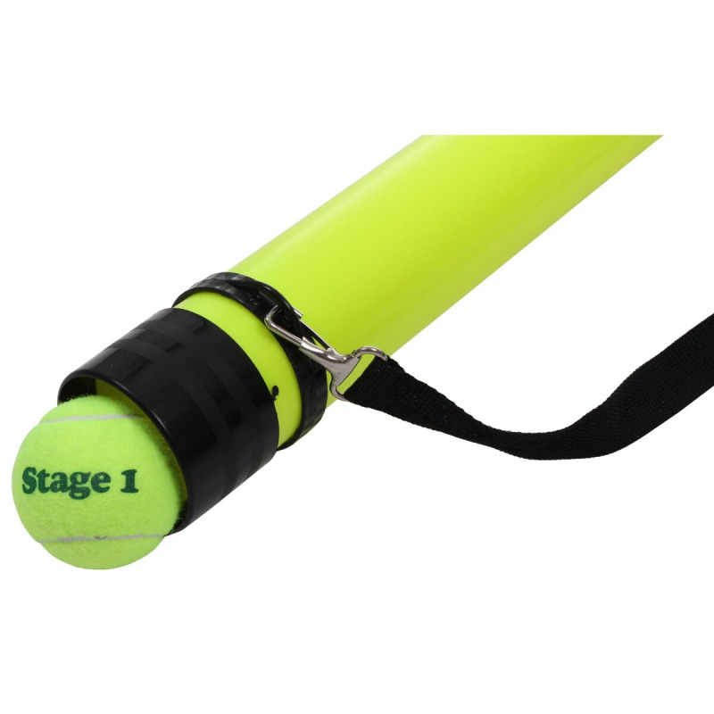 Tubus na zber tenisových loptičiek bez loga žltá 1