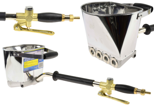 Pneumatická omietačka, pracovný tlak 4-9 barov, 1/2" závit, 50-70 m2/hod, GEKO