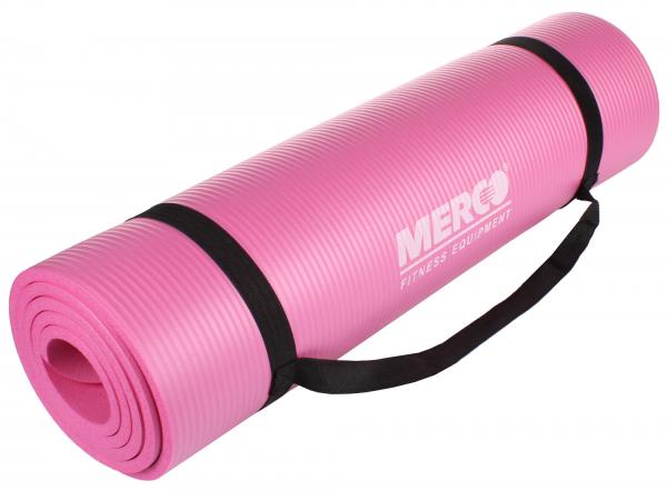 Merco Yoga NBR 10 Mat podložka na cvičenie ružová