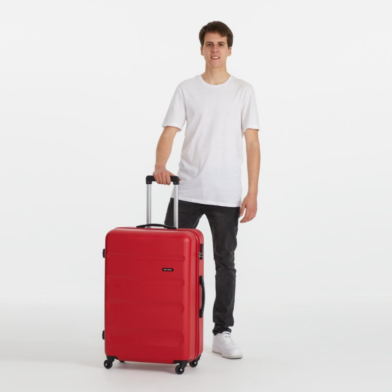 ROLL ROAD Flex Red, Sada ABS cestovných kufrov, 55-65-75cm, 5849464 13