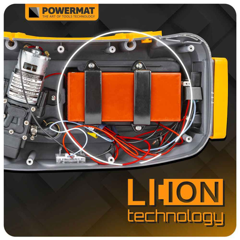 Postrekovač akumulátorový 16 litrový, akumulátor 12V, 8Ah, PM-OA-16K, POWERMAT 9