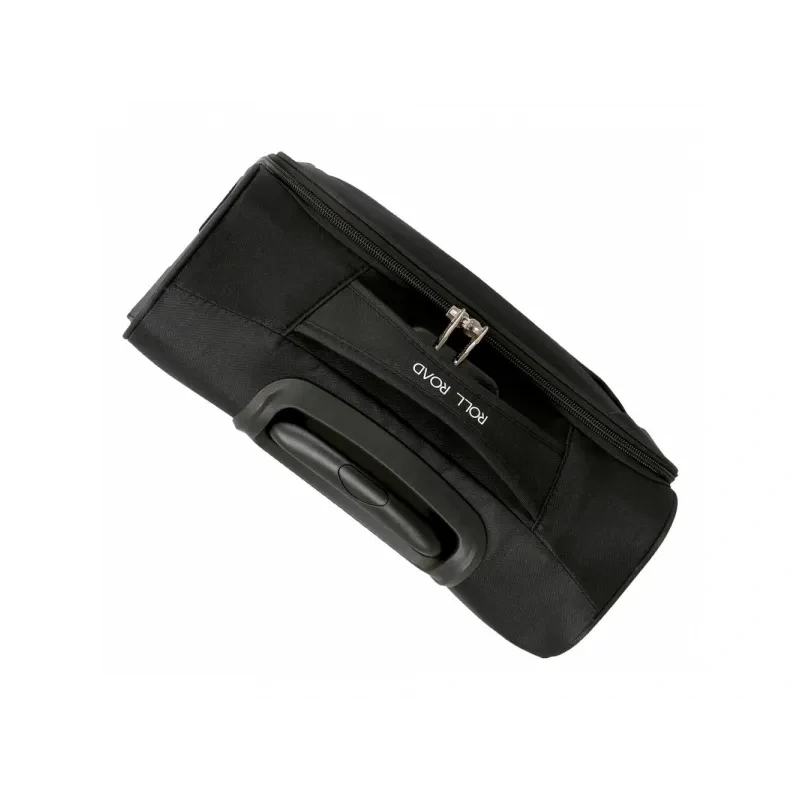 Textilný cestovný kufor ROLL ROAD ROYCE Black / Čierny, 76x48x29, 93L, 5019321 (large) 3