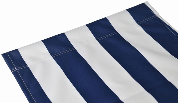 Záhradné ležadlo plážové skladacie Baby Mix modro-biele 2