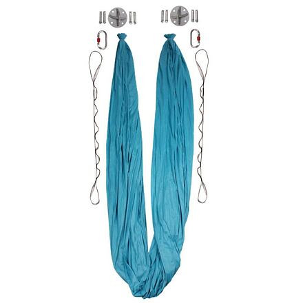 Yoga Hammock sieť na jogu svetlo modrá