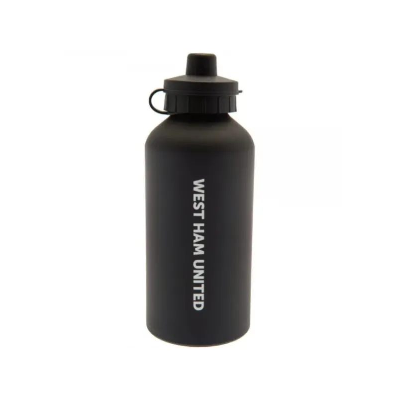 Fľaša na pitie WEST HAM UNITED F.C. Aluminium Drinks Bottle Black, 500ml